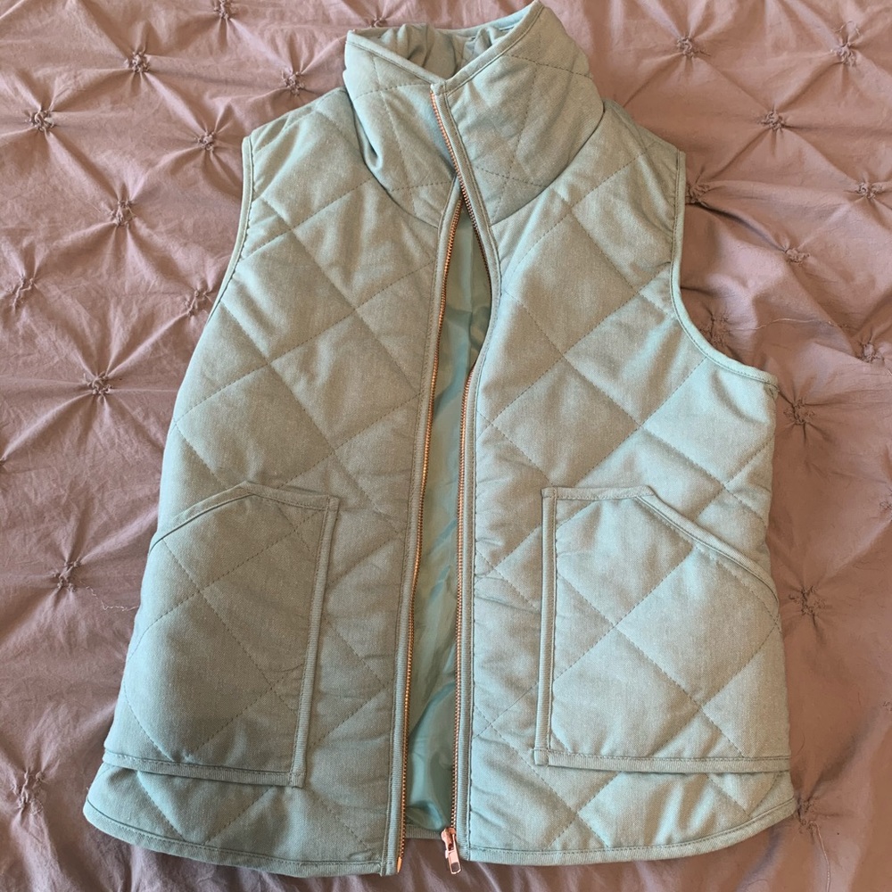 Quilted Mint Vest